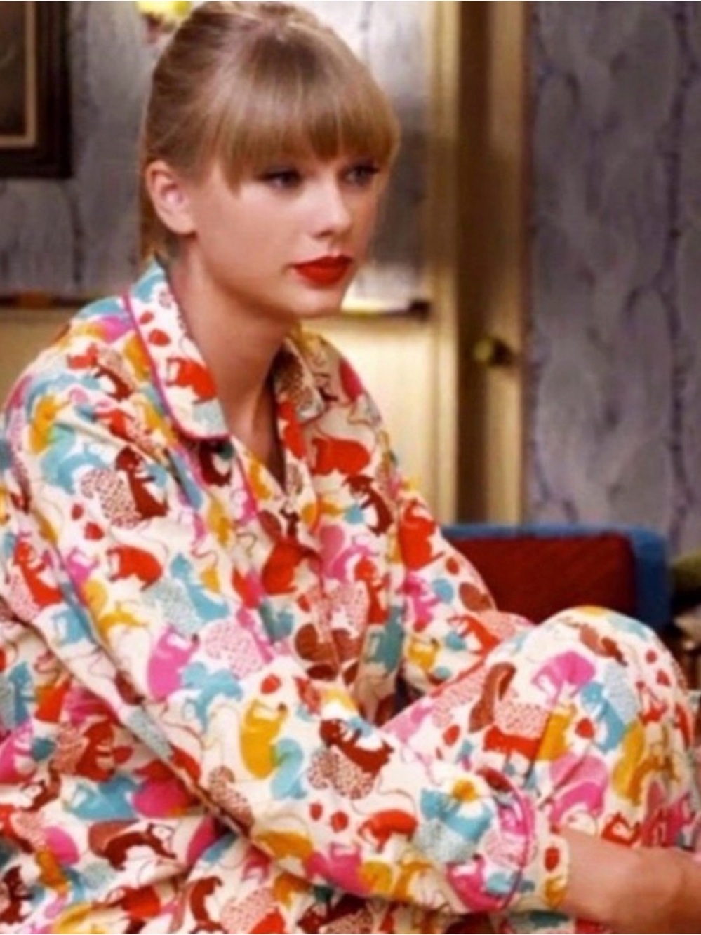 Taylor Swift - Squirrel Print Pajama Set - Large